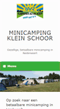 Mobile Screenshot of kleinschoor.nl